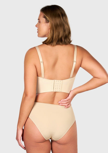HSIA Longline Strapless Underwire Full Coverage Corset Bra