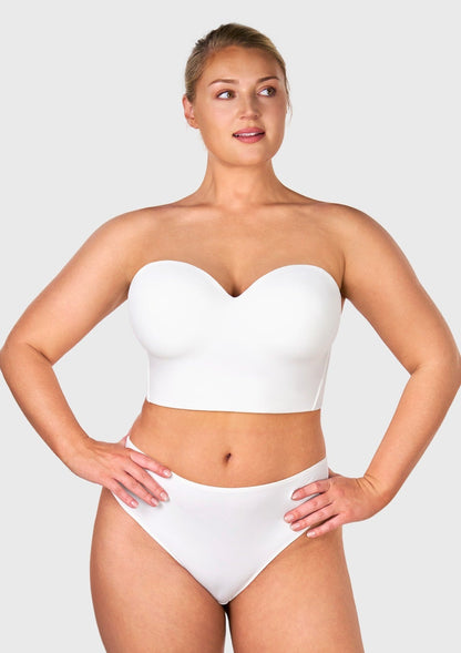 HSIA Longline Strapless Underwire Full Coverage Corset Bra