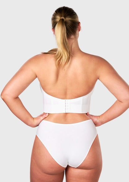 HSIA Longline Strapless Underwire Full Coverage Corset Bra