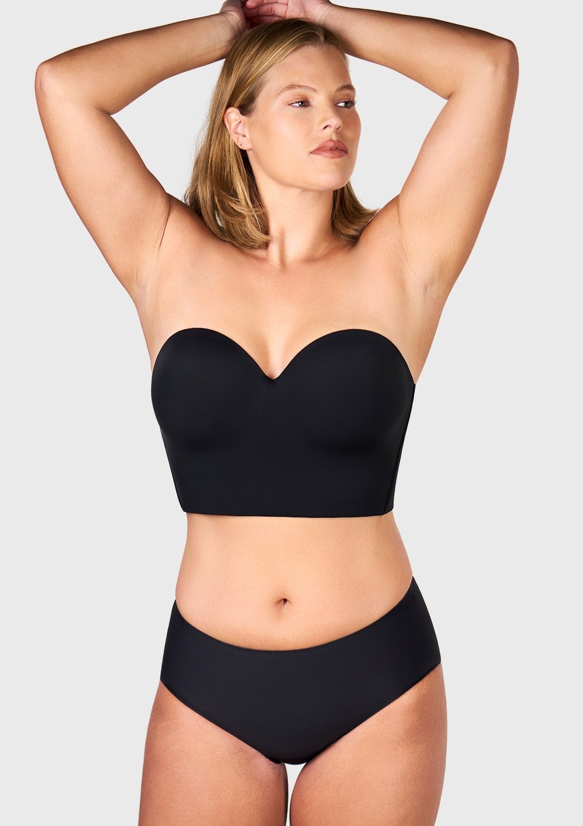 HSIA Longline Strapless Underwire Full Coverage Corset Bra