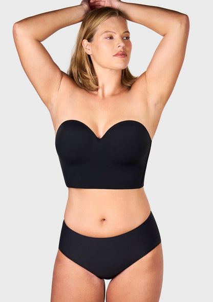 HSIA Longline Strapless Underwire Full Coverage Corset Bra