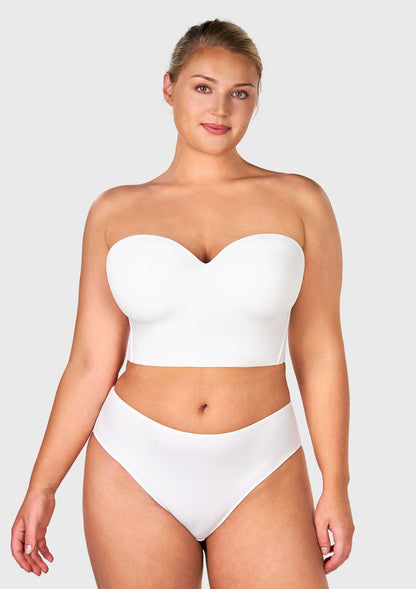 HSIA Longline Strapless Underwire Full Coverage Corset Bra