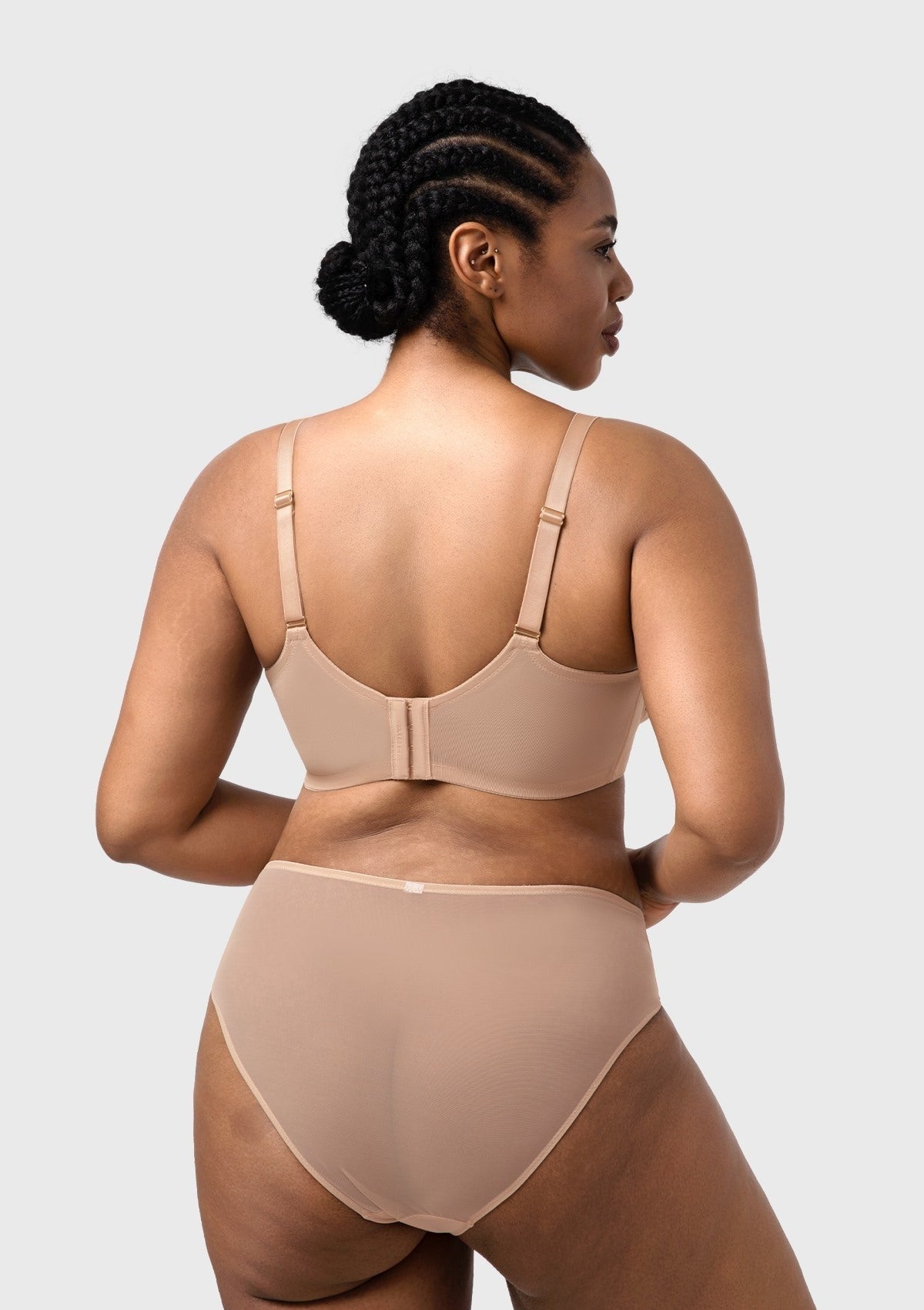HSIA Luxe Bloom Plus Size Unlined Underwire Bra