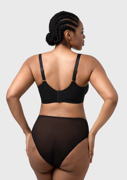HSIA Luxe Bloom Plus Size Unlined Underwire Bra