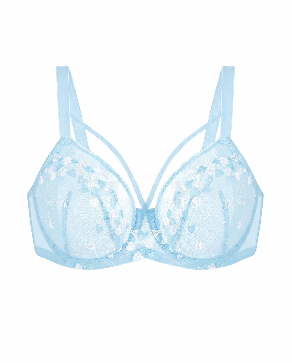 HSIA Renna Holiday Edit Embroidery Pink Lace Underwire Bra
