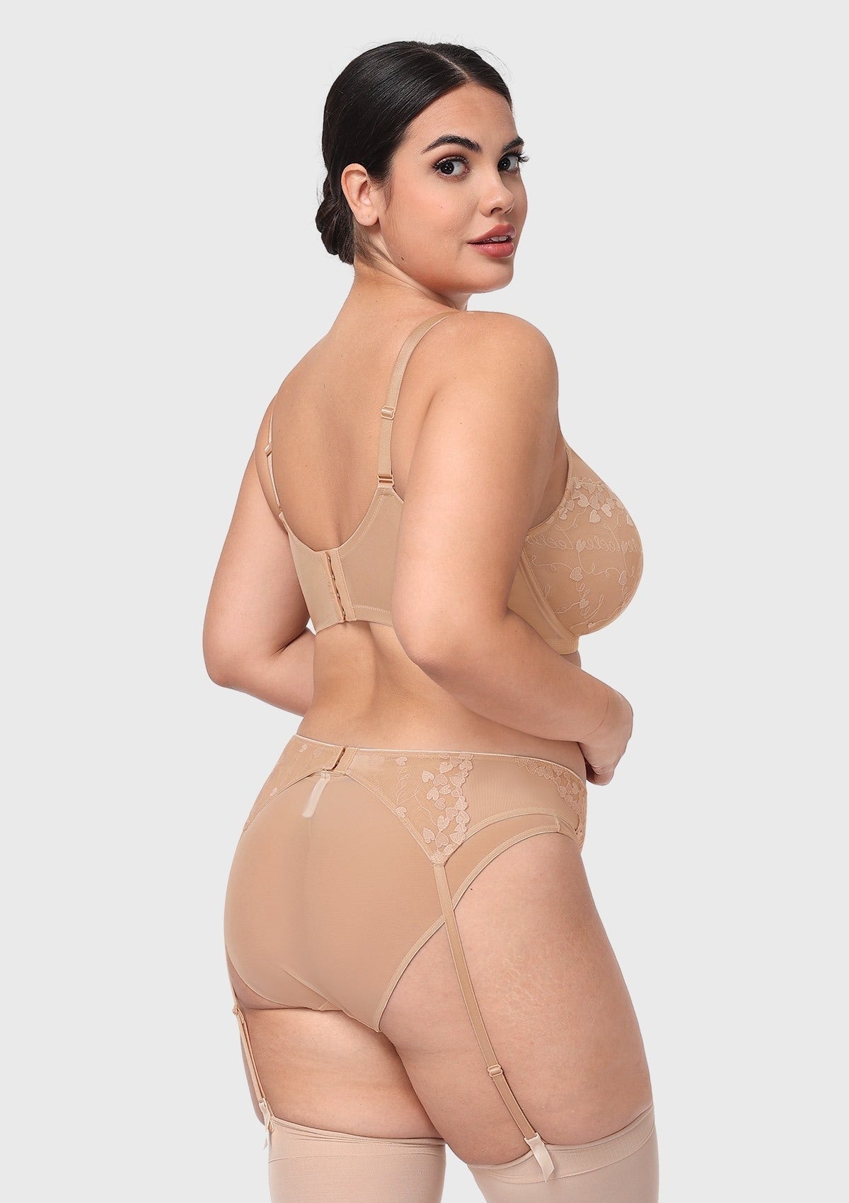 HSIA Renna Holiday Edit Embroidery Pink Lace Underwire Bra