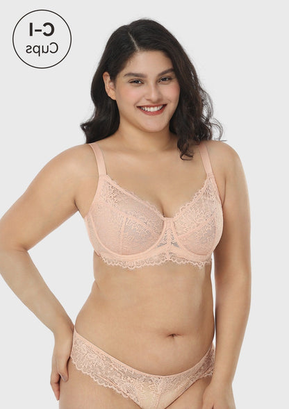 HSIA Sunflower Underwire Lace Bra