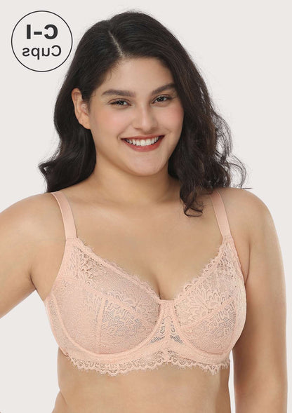 HSIA Sunflower Underwire Lace Bra