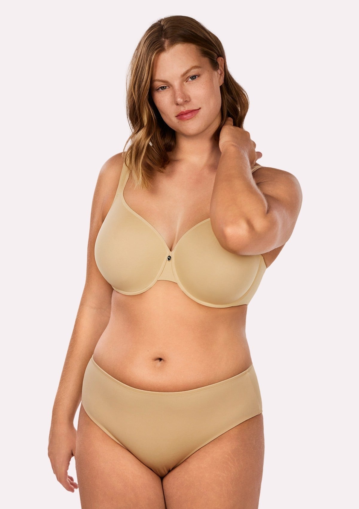 HSIA Ultra Comfort Lightly Padded T-shirt Minimizer Full Coverage Bra