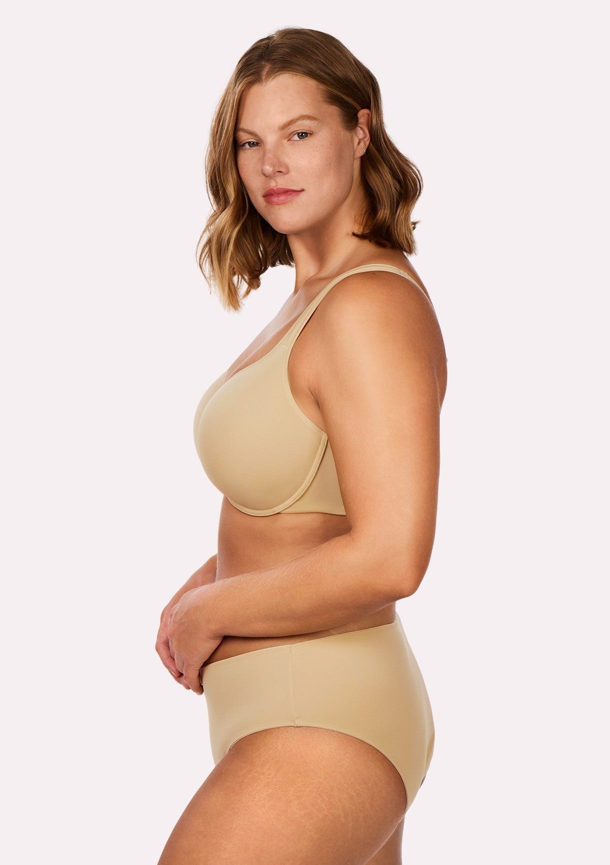 HSIA Ultra Comfort Lightly Padded T-shirt Minimizer Full Coverage Bra