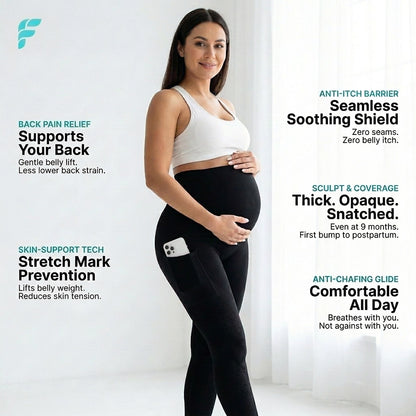 BumpSupport™ Maternity Leggings