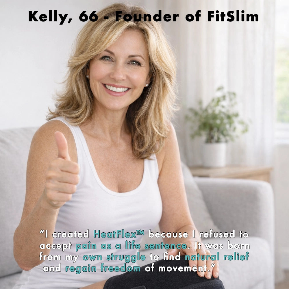 FitSlim HeatFlex™ Knee Pad Massager