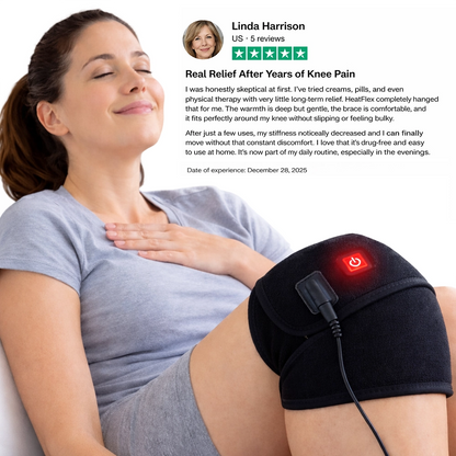 FitSlim HeatFlex™ Knee Pad Massager