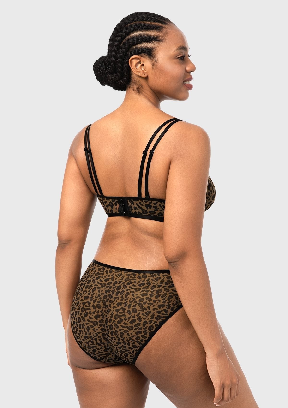 Lyra Sheer Mesh Multi-Way Unlined Balconette Bra