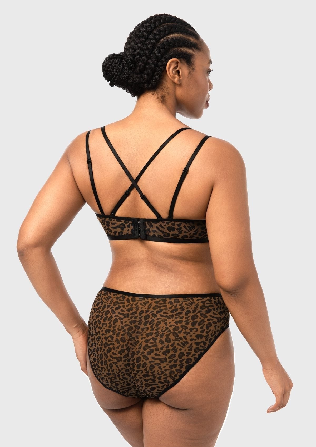 Lyra Sheer Mesh Multi-Way Unlined Balconette Bra