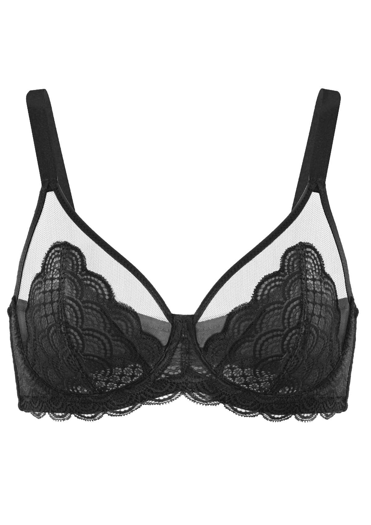Mermaid Scales Lace Underwire Bra