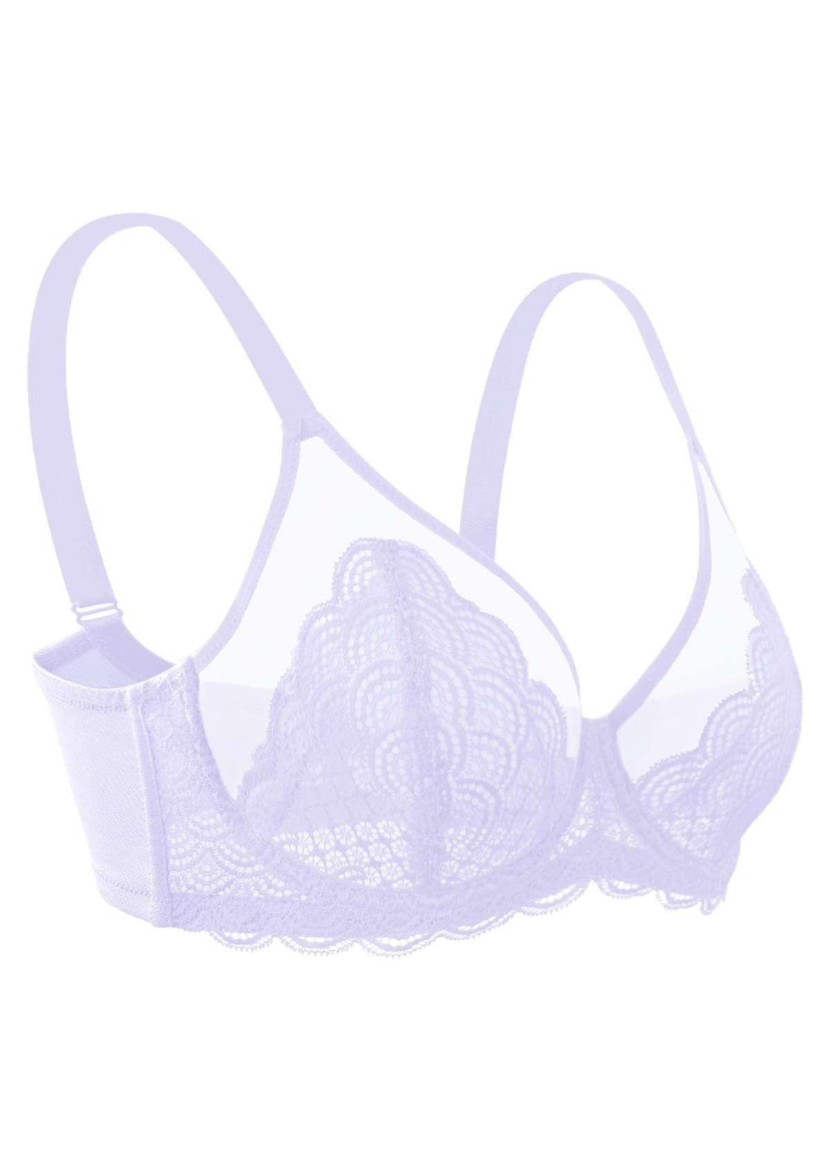 Mermaid Scales Lace Underwire Bra