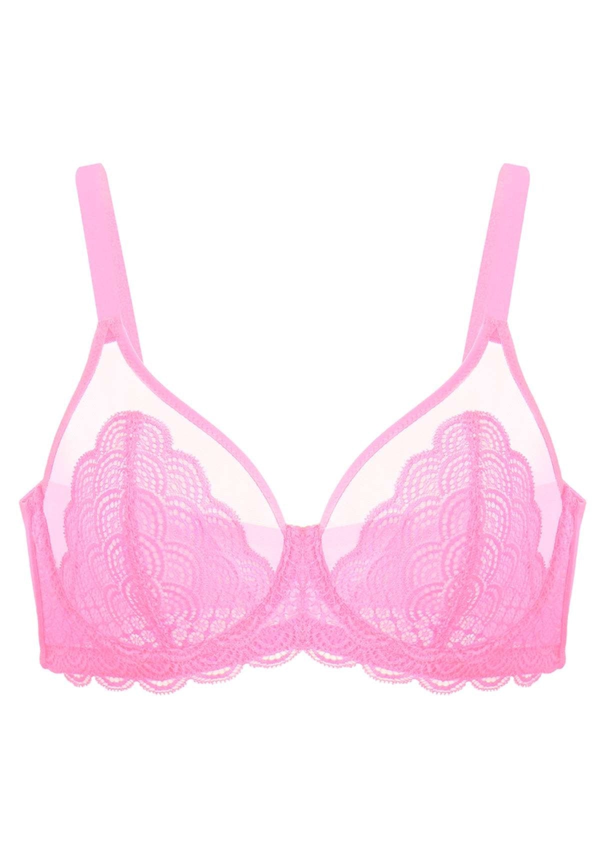 Mermaid Scales Lace Unlined Bra