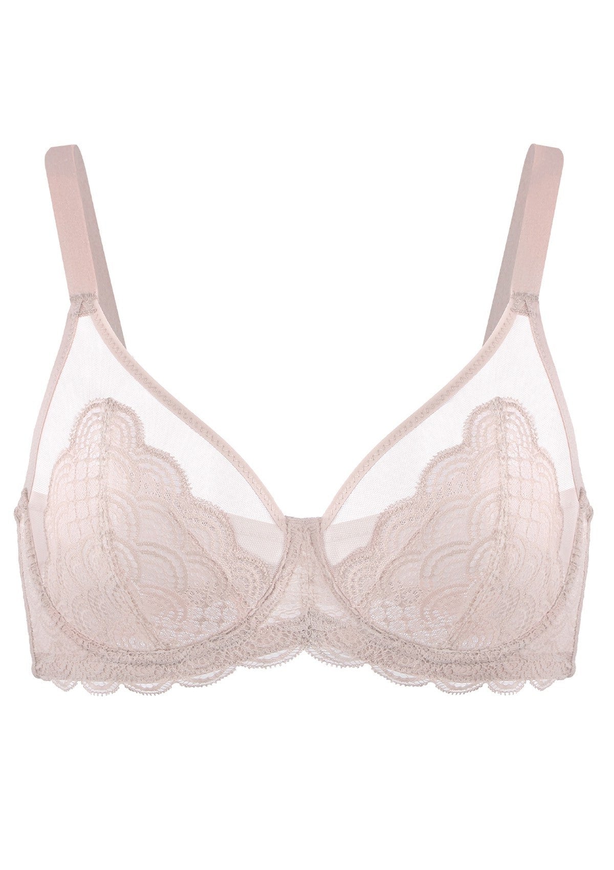 Mermaid Scales Lace Unlined Bra