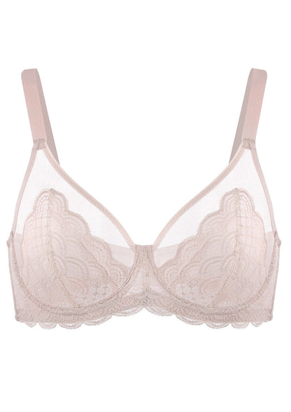 Mermaid Scales Lace Unlined Bra