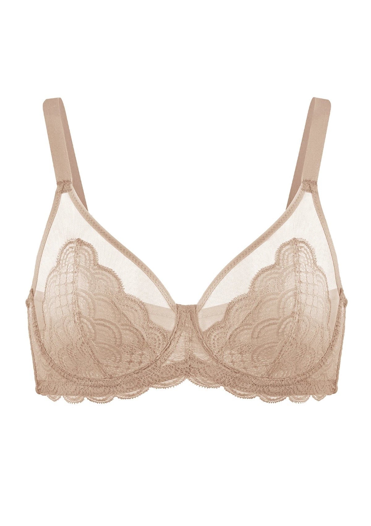 Mermaid Scales Lace Unlined Bra