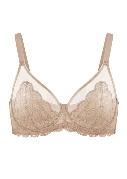 Mermaid Scales Lace Unlined Bra