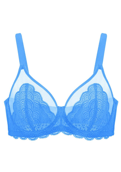Mermaid Scales Lace Unlined Bra