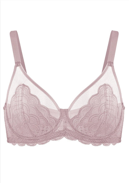 Mermaid Scales Lace Unlined Bra