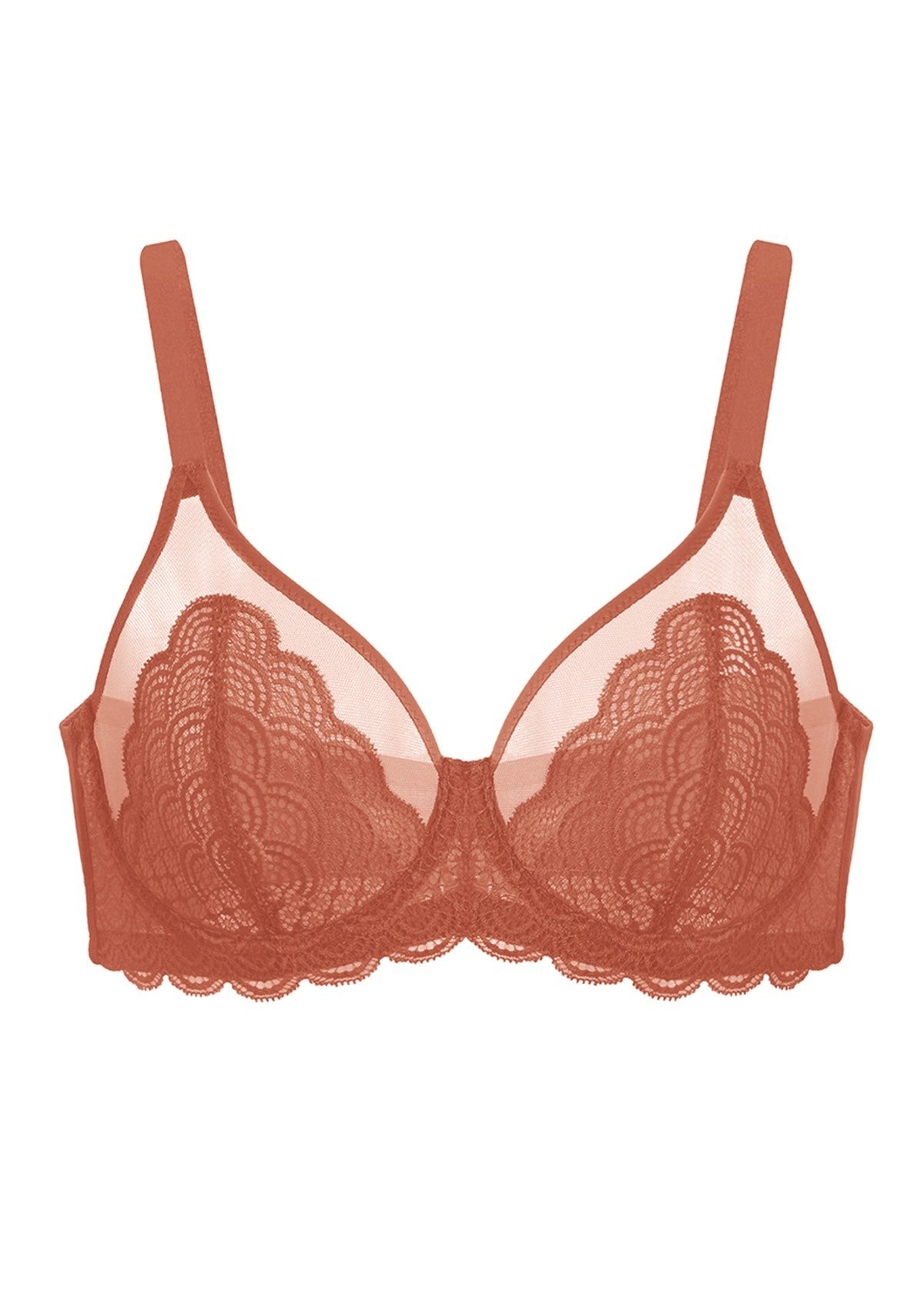 Mermaid Scales Lace Unlined Bra