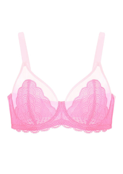 Mermaid Scales Lace Underwire Bra