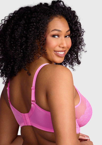 Mermaid Scales Lace Unlined Bra