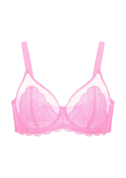 Mermaid Scales Lace Unlined Bra