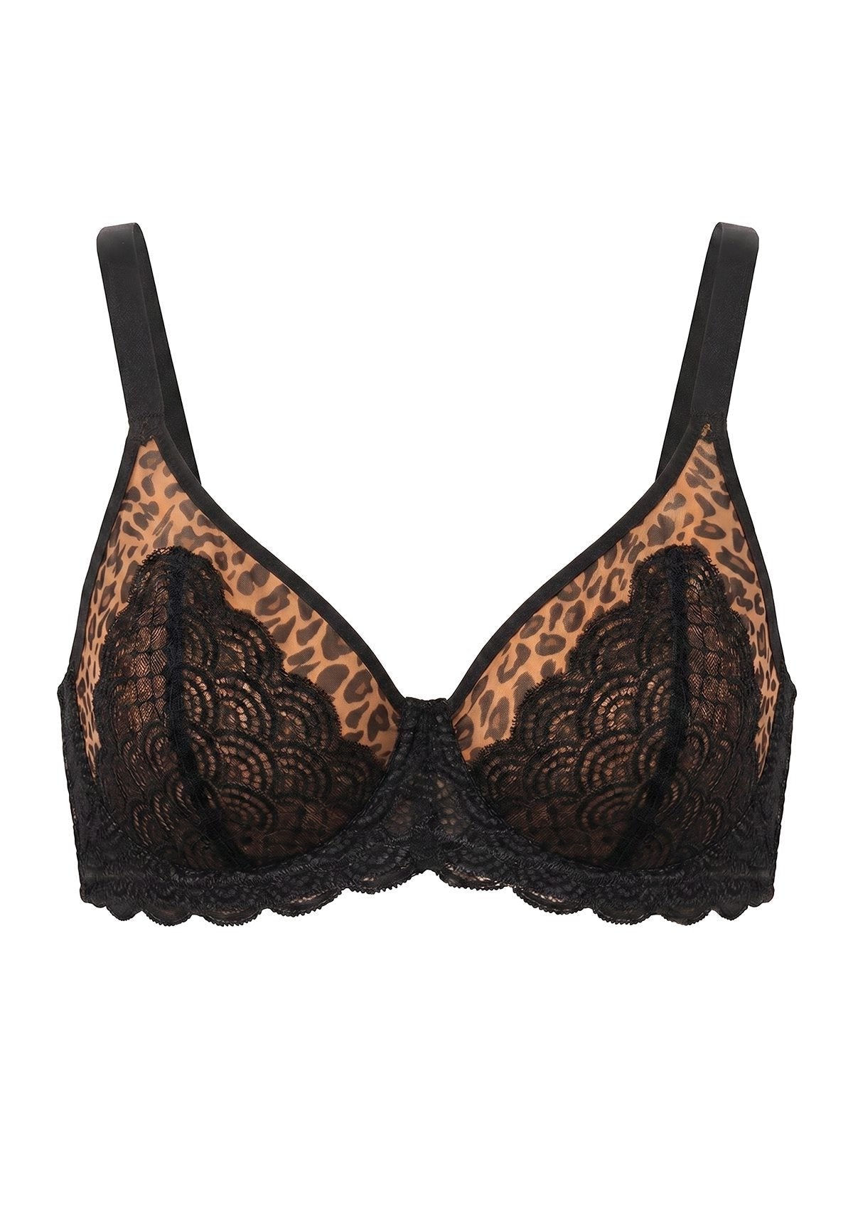 Mermaid Scales Lace Underwire Bra