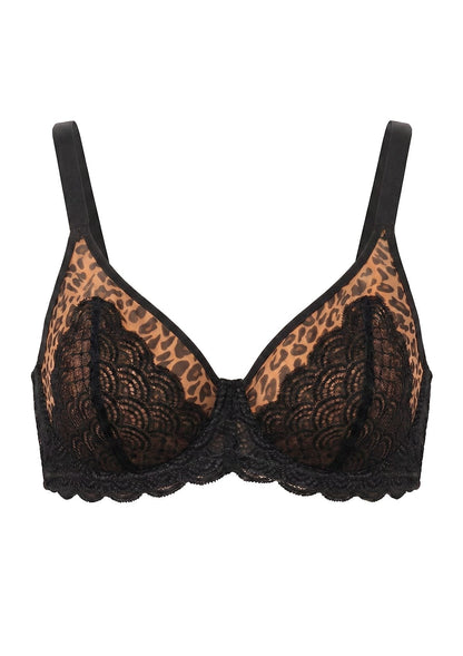 Mermaid Scales Lace Underwire Bra