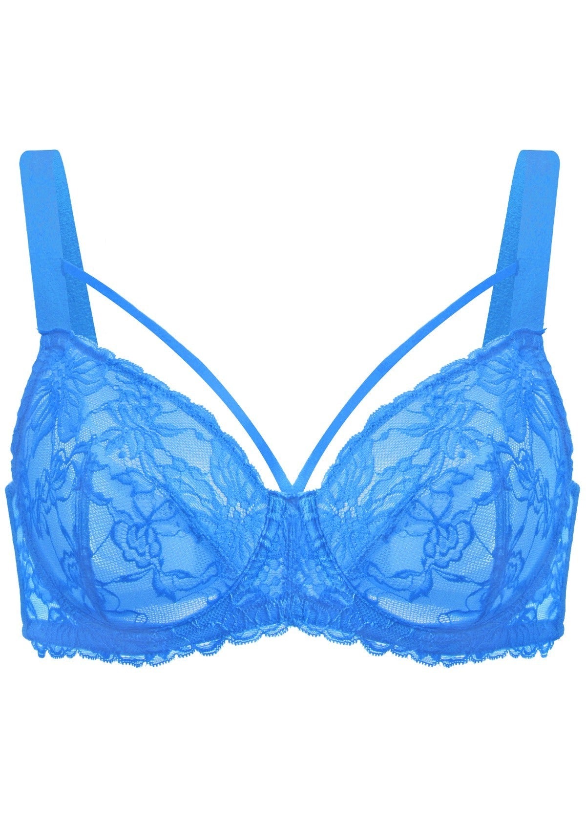 Pretty In Petals Unlined Strappy Lace Bra