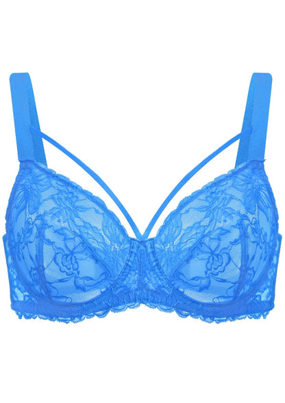 Pretty In Petals Unlined Strappy Lace Bra