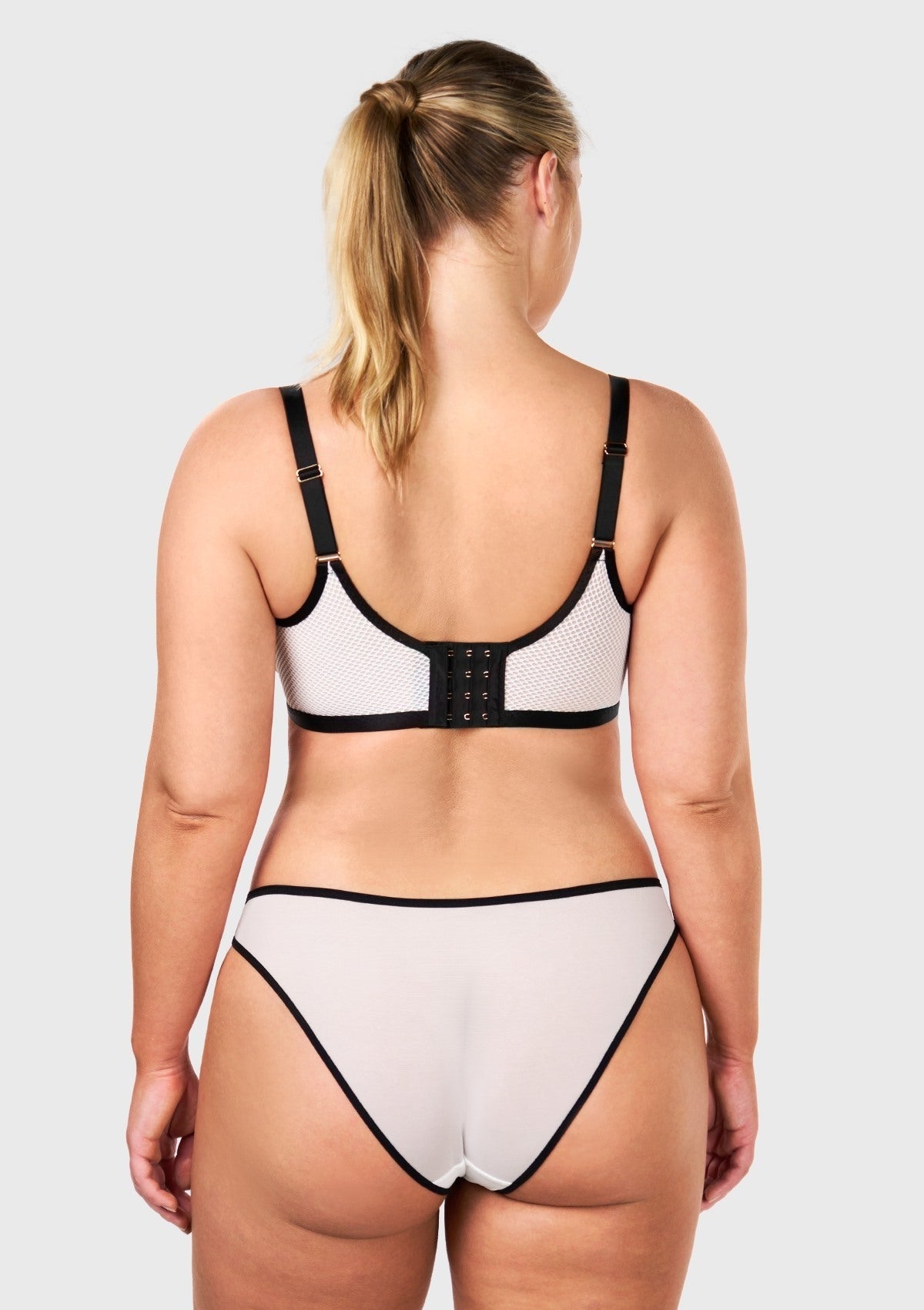 Punk Chic Strappy Unlined Balconette Bra