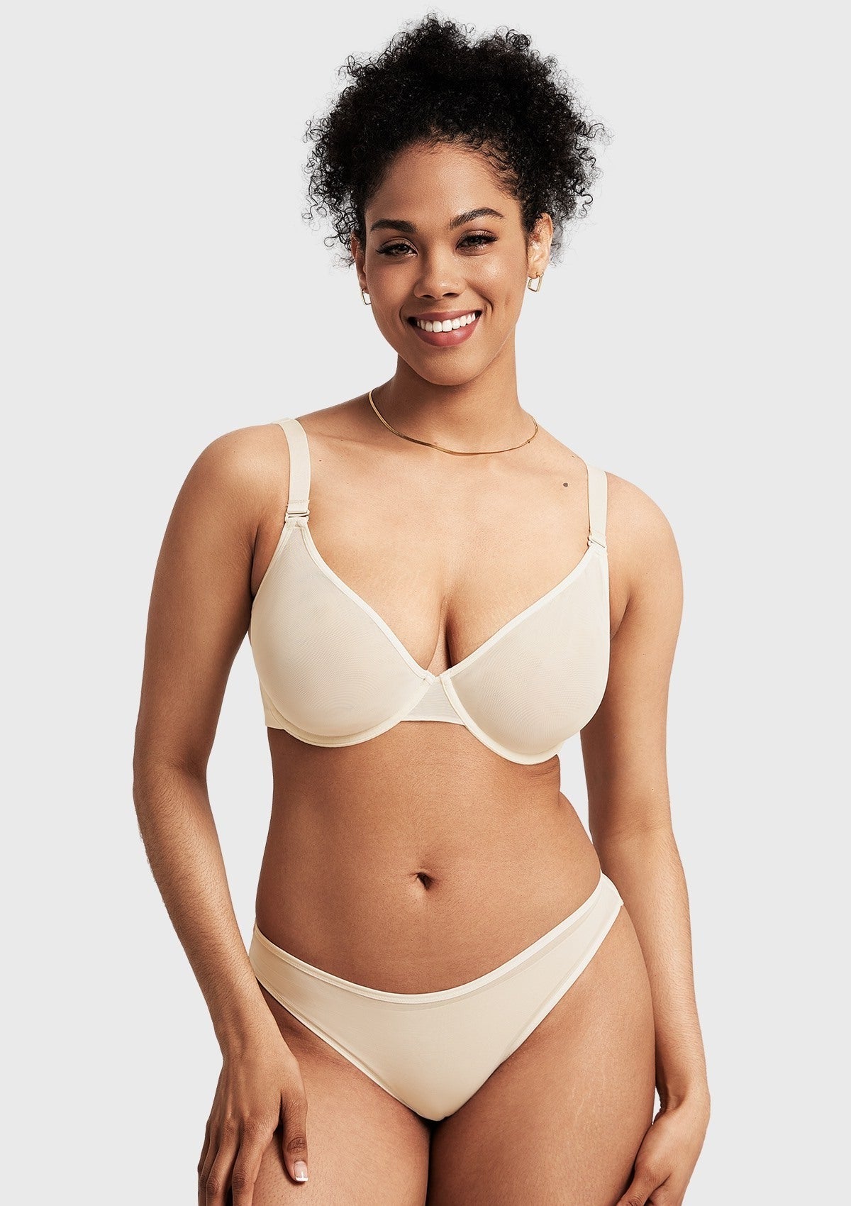 Seraphina Unlined Underwire Sheer Mesh Bra