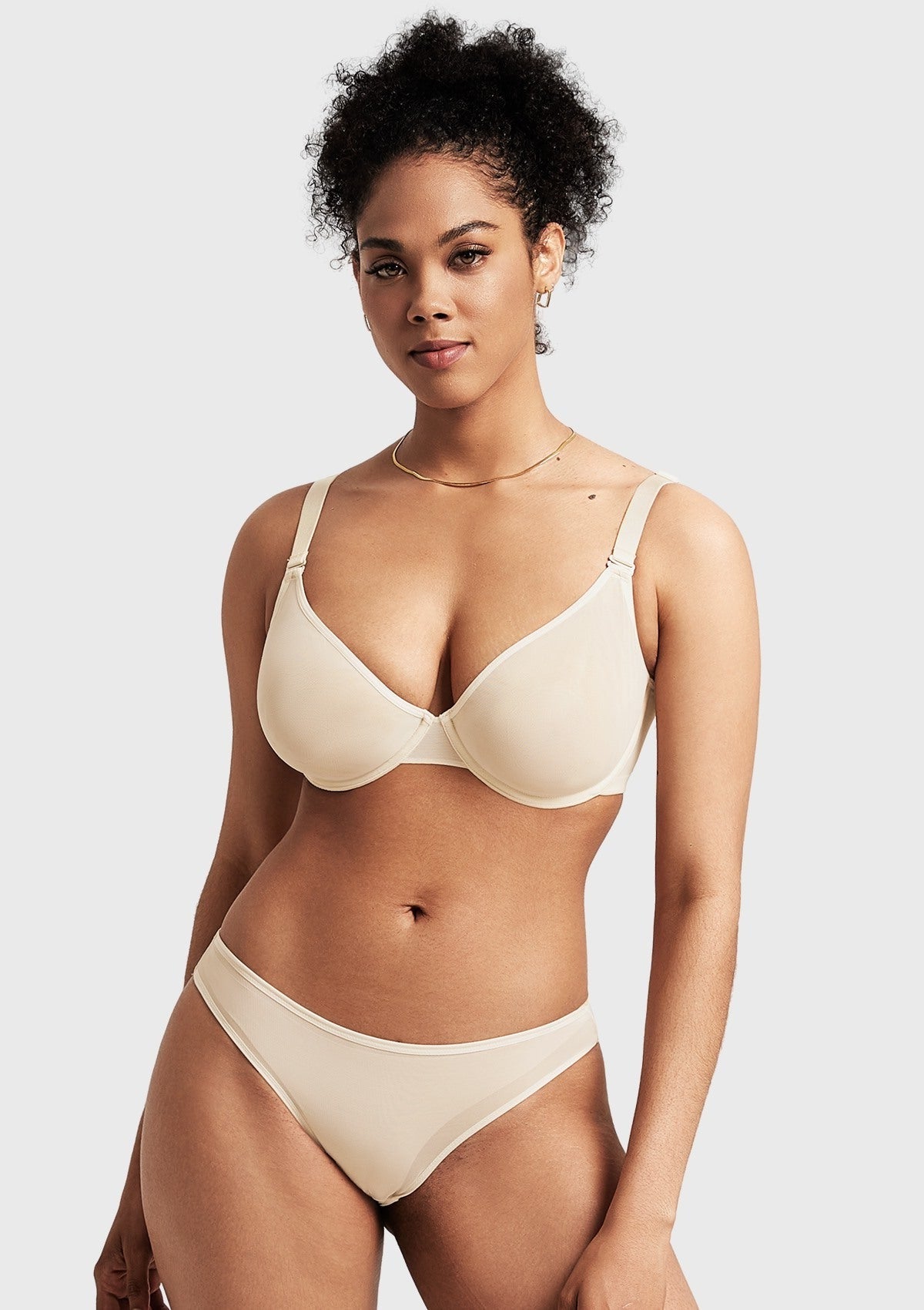 Seraphina Unlined Underwire Sheer Mesh Bra