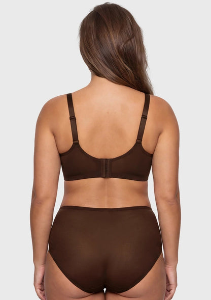 Seraphina Unlined Underwire Sheer Mesh Bra