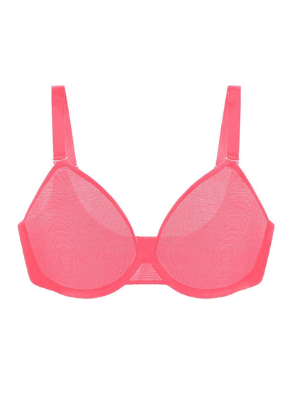 Seraphina Unlined Underwire Sheer Mesh Bra
