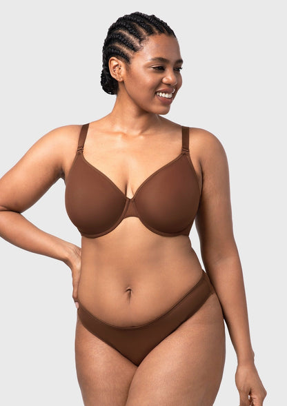 Seraphina Unlined Underwire Sheer Mesh Bra