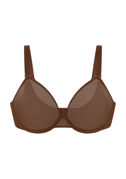Seraphina Unlined Underwire Sheer Mesh Bra