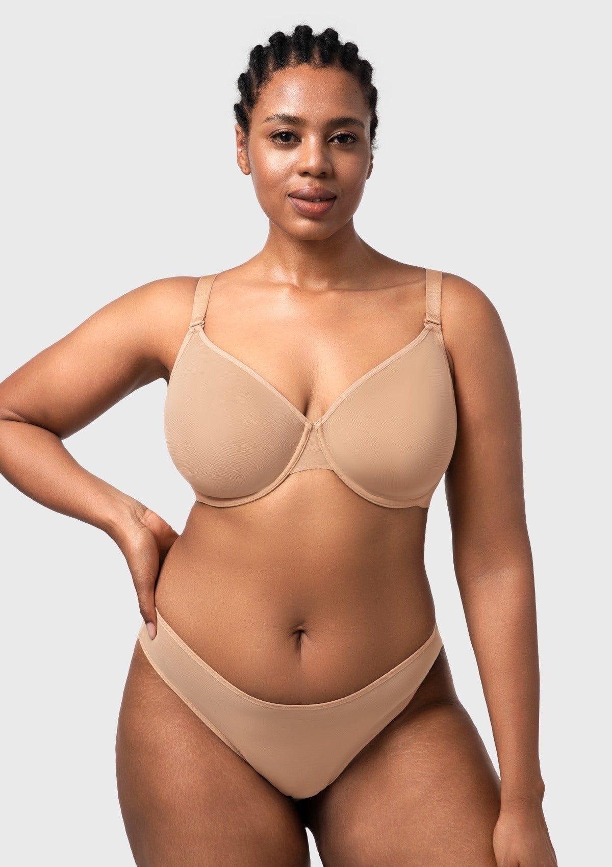 Seraphina Unlined Underwire Sheer Mesh Bra