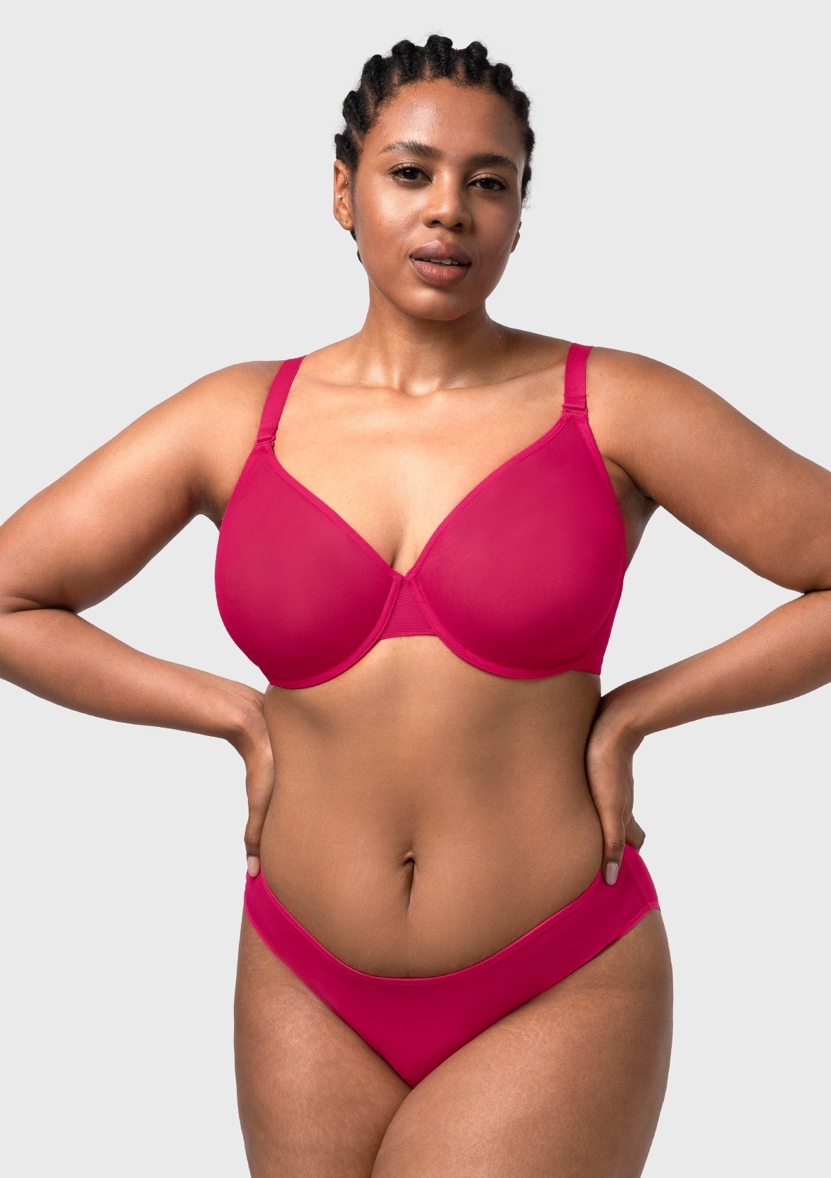 Seraphina Unlined Underwire Sheer Mesh Bra