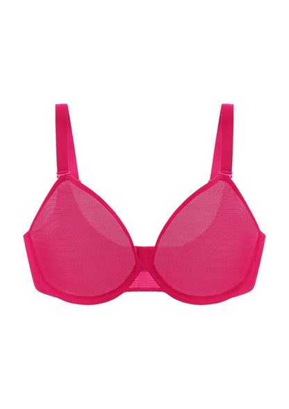 Seraphina Unlined Underwire Sheer Mesh Bra