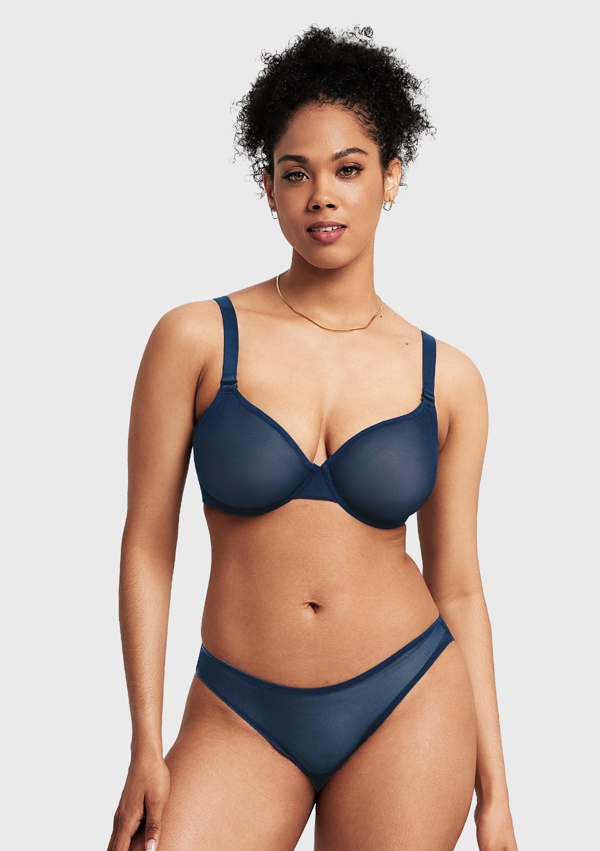 Seraphina Unlined Underwire Sheer Mesh Bra