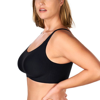 Songful Smooth Fit U-Neck Plus Size Wireless All-Day Comfort Full Coverage T-shirt Bra