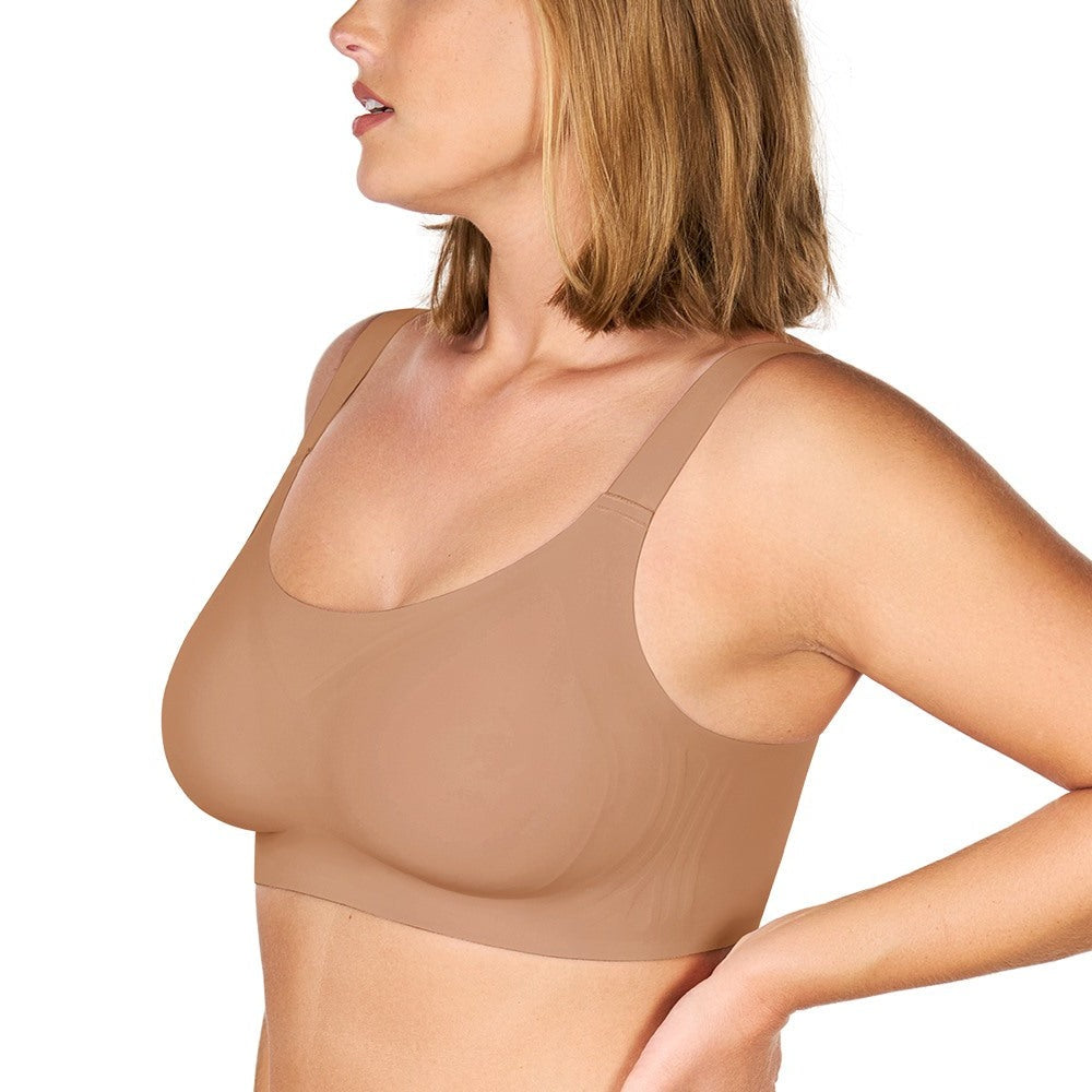 Songful Smooth Fit U-Neck Plus Size Wireless All-Day Comfort Full Coverage T-shirt Bra
