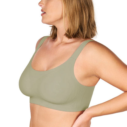 Songful Smooth Fit U-Neck Plus Size Wireless All-Day Comfort Full Coverage T-shirt Bra